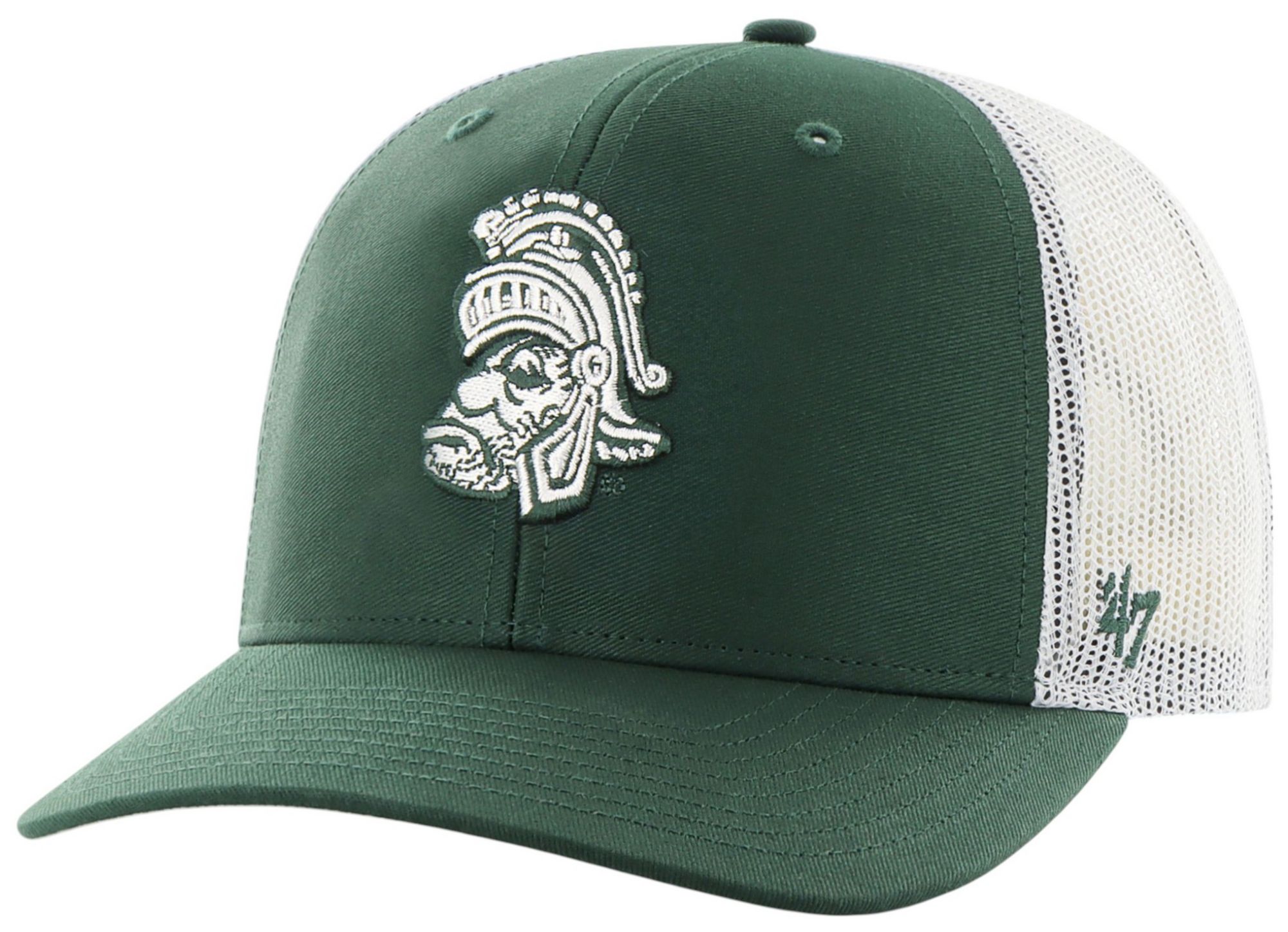 47 Youth Michigan State Spartans Dark Green Sparty Adjustable Trucker Hat product image
