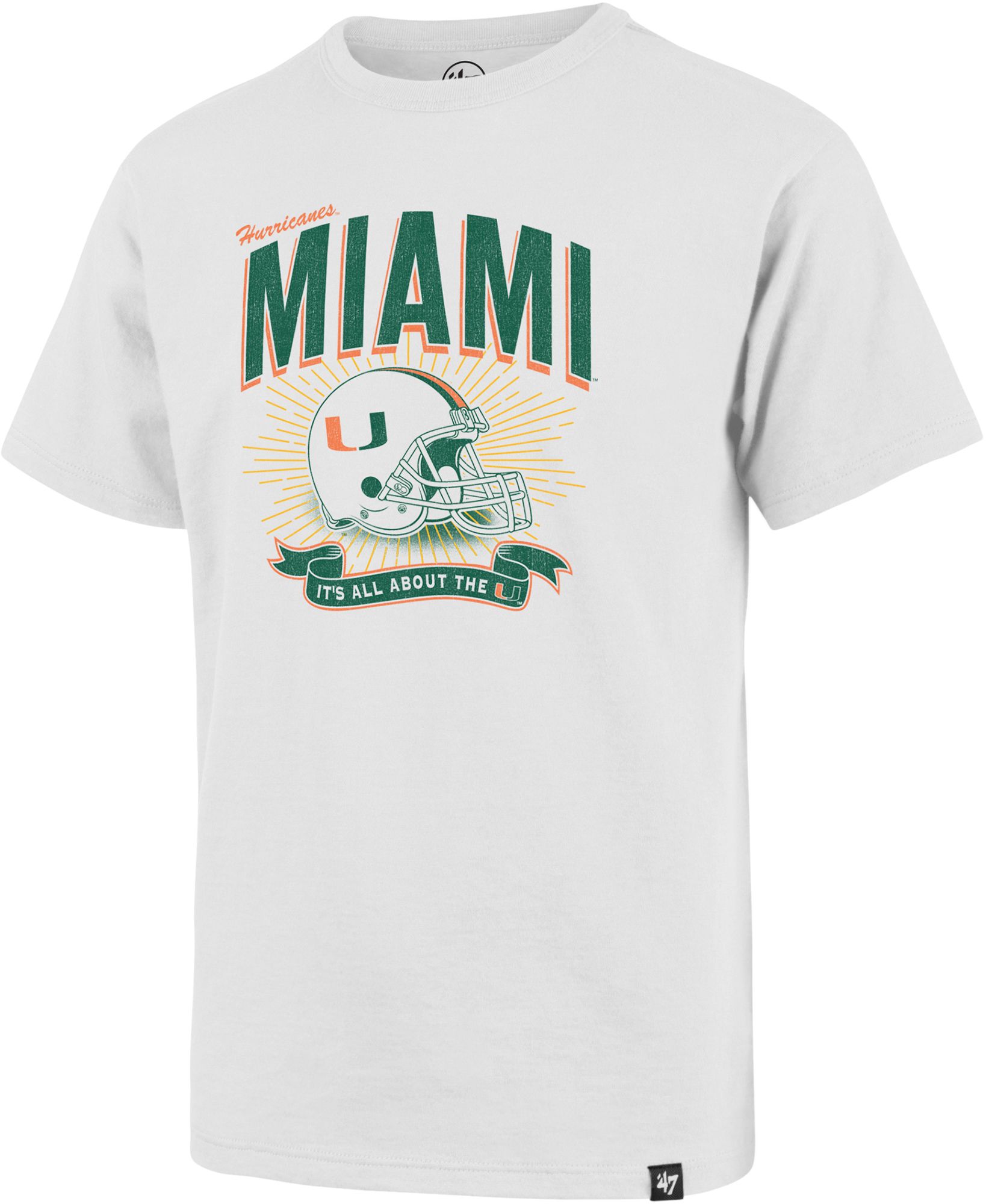 '47 Youth Miami Hurricanes White Prime Play T-Shirt product image