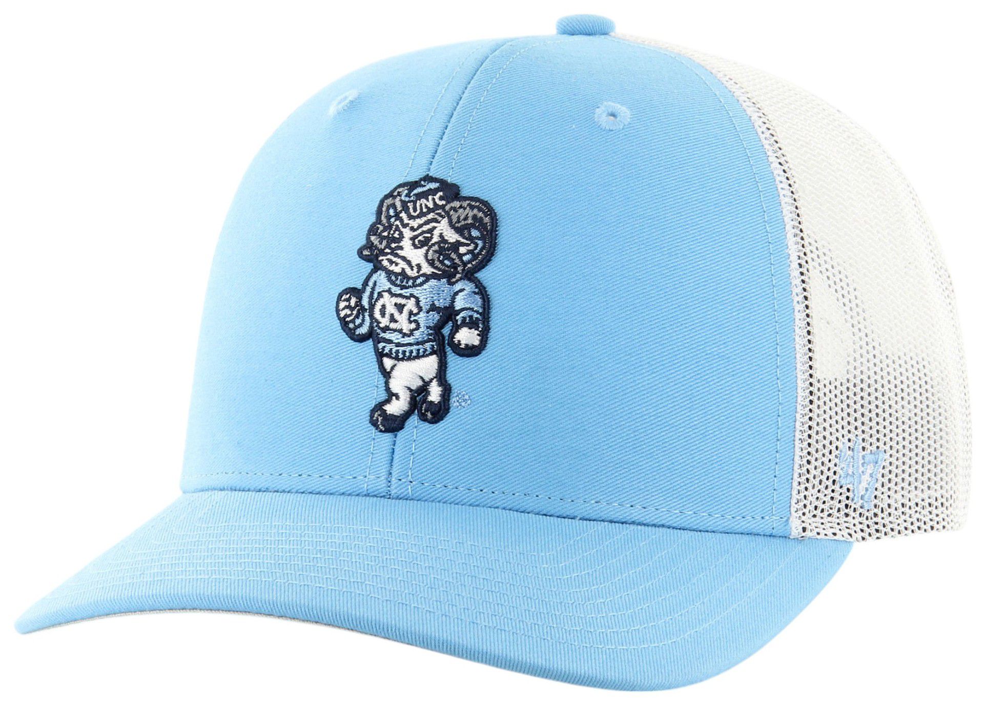 47 Youth North Carolina Tar Heels Blue Mascot Adjustable Trucker Hat product image