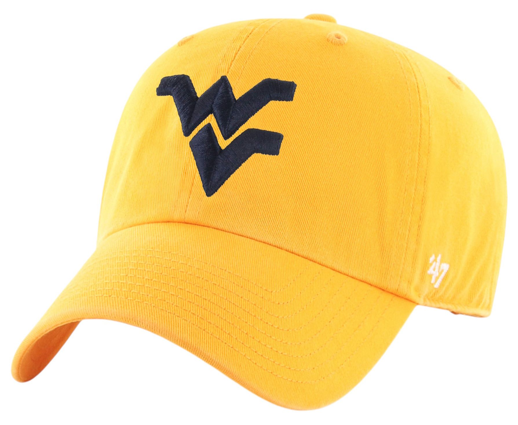 '47 Youth West Virginia Mountaineers Gold Kids Clean Up Adjustable Hat product image