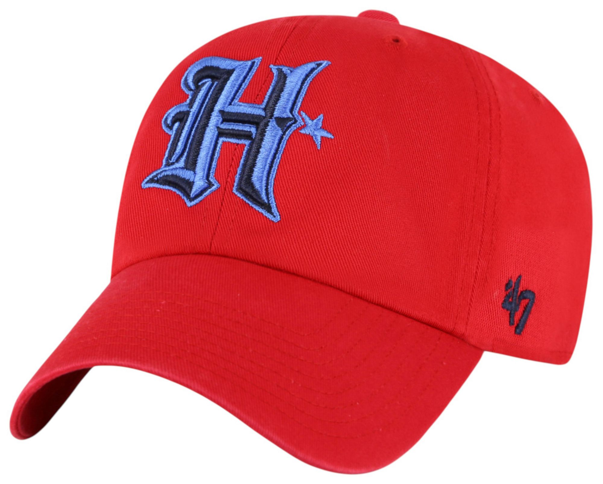 '47  Youth Houston Texans Red Clean Up Adjustable Hat product image