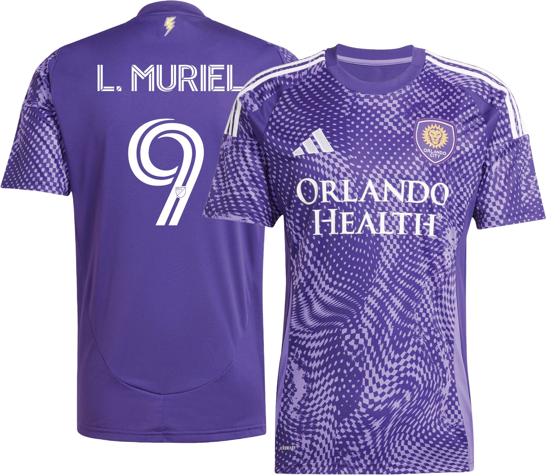 adidas Adult Orlando City Luis Muriel #9 2025 Primary Replica Jersey product image