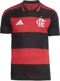 adidas Adult 2025 Flamengo Red Home Replica Jersey | Dick's