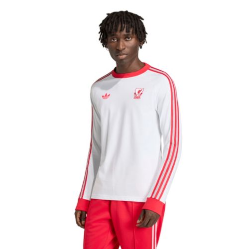 adidas Men's Liverpool FC 2025-26 Red Home Team Logo Full-Zip