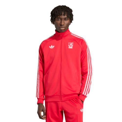 adidas Men's Liverpool FC 2025-26 Red Home Team Logo Full-Zip