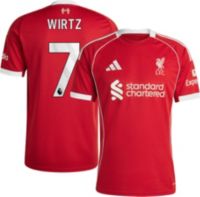 LFC ホワイトジャージ WIRTZ 7 M 25-26シーズンリバプールFC ホワイトジャージ WIRTZ 7 Mサイズ