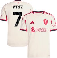 adidas Adult Liverpool FC Florian Wirtz #7 Away Replica Jersey