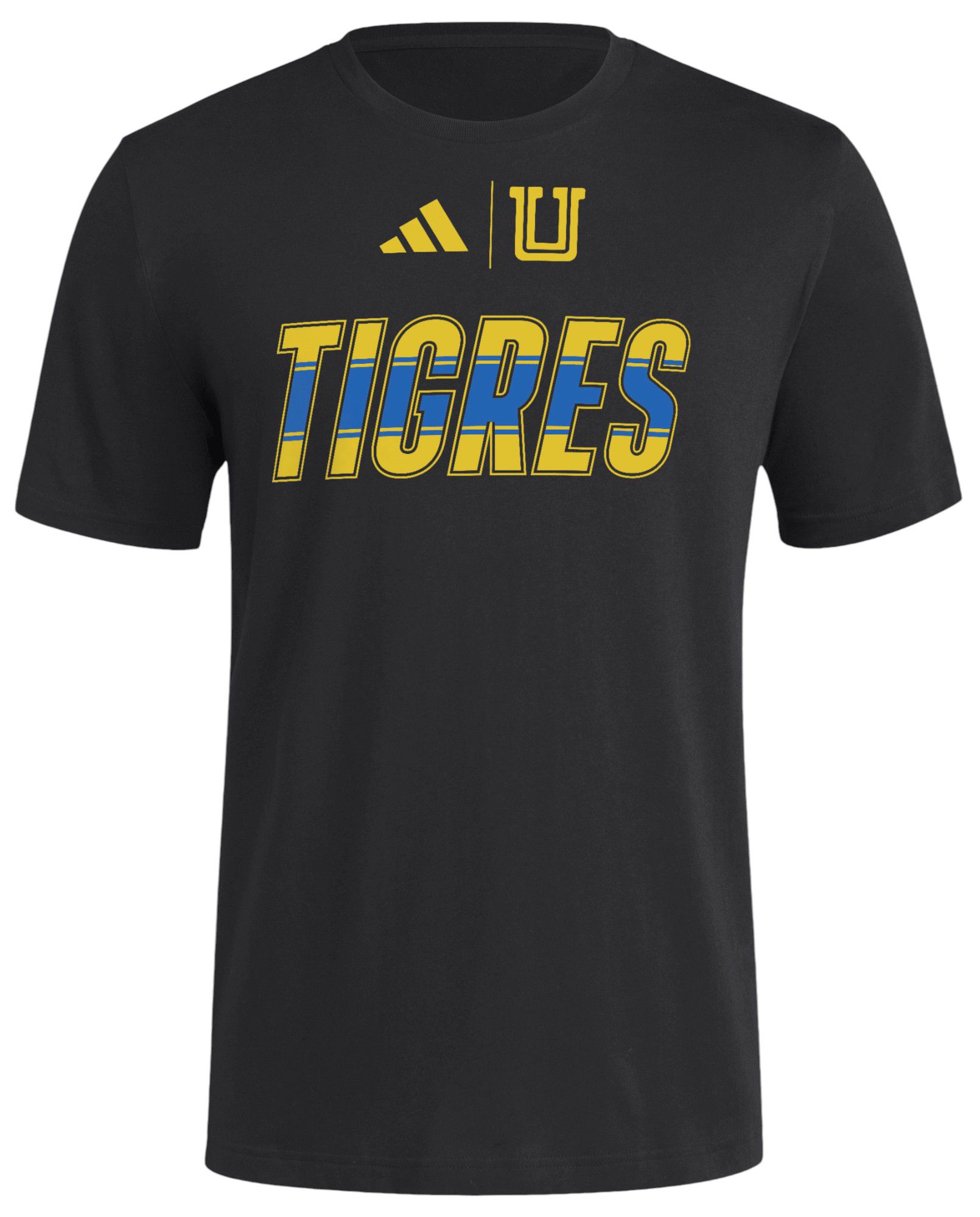 adidas Adult 2025 Tigres Black Home Graphic T-Shirt product image
