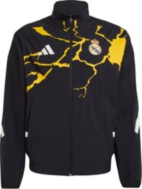 adidas Adult Real Madrid x Avengers Black Anthem Full-Zip Jacket