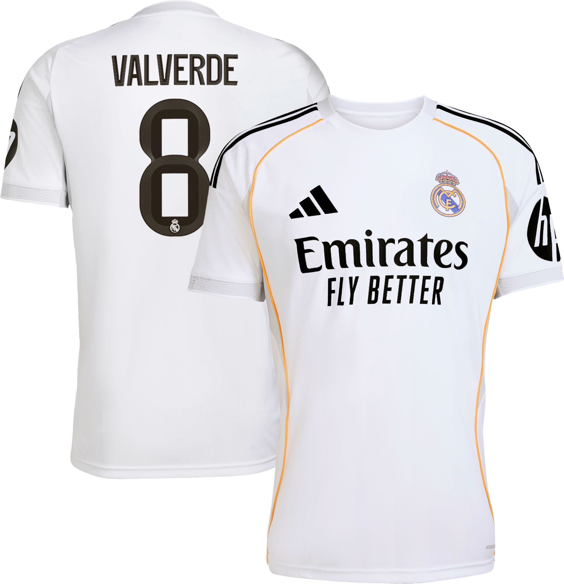 adidas Adult Real Madrid Federico Valverde #8 Home Replica Jersey product image