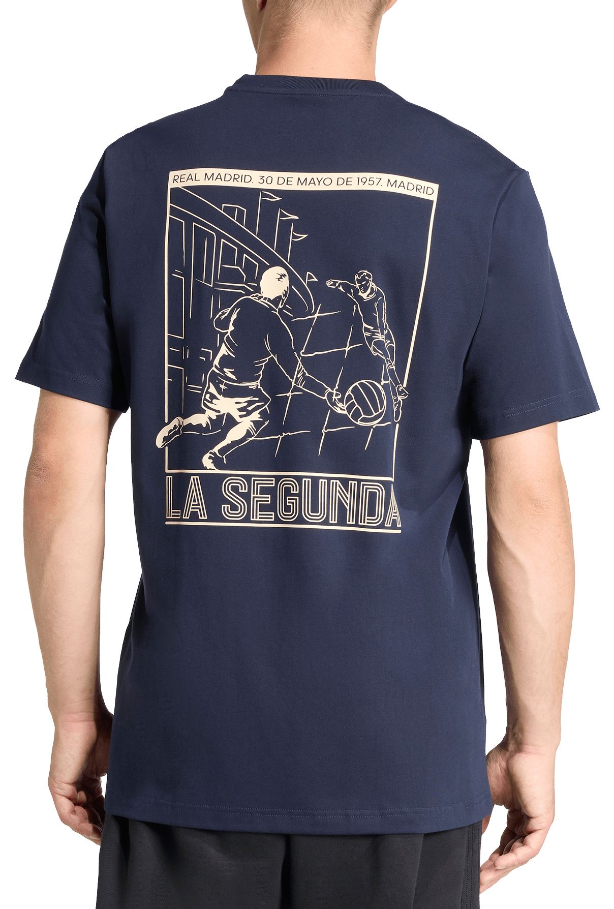 adidas Adult 2025 Real Madrid Navy Alternate Heritage T-Shirt product image