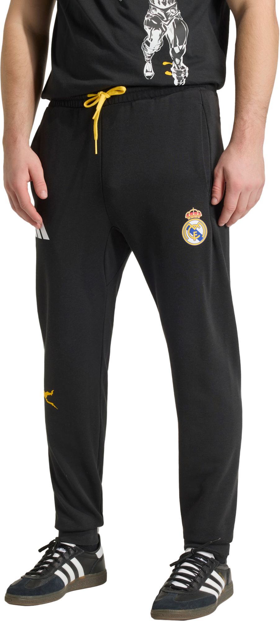 adidas Men's Real Madrid x Avengers Black Track Pants product image