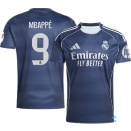adidas Adult Real Madrid Kylian Mbappé #9 2025 Away Replica