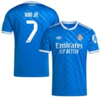 adidas Adult Real Madrid Vinicius Junior #7 Third Replica Jersey