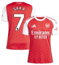 adidas Adult Arsenal Bukayo Saka #7 2025 Home Replica Jersey