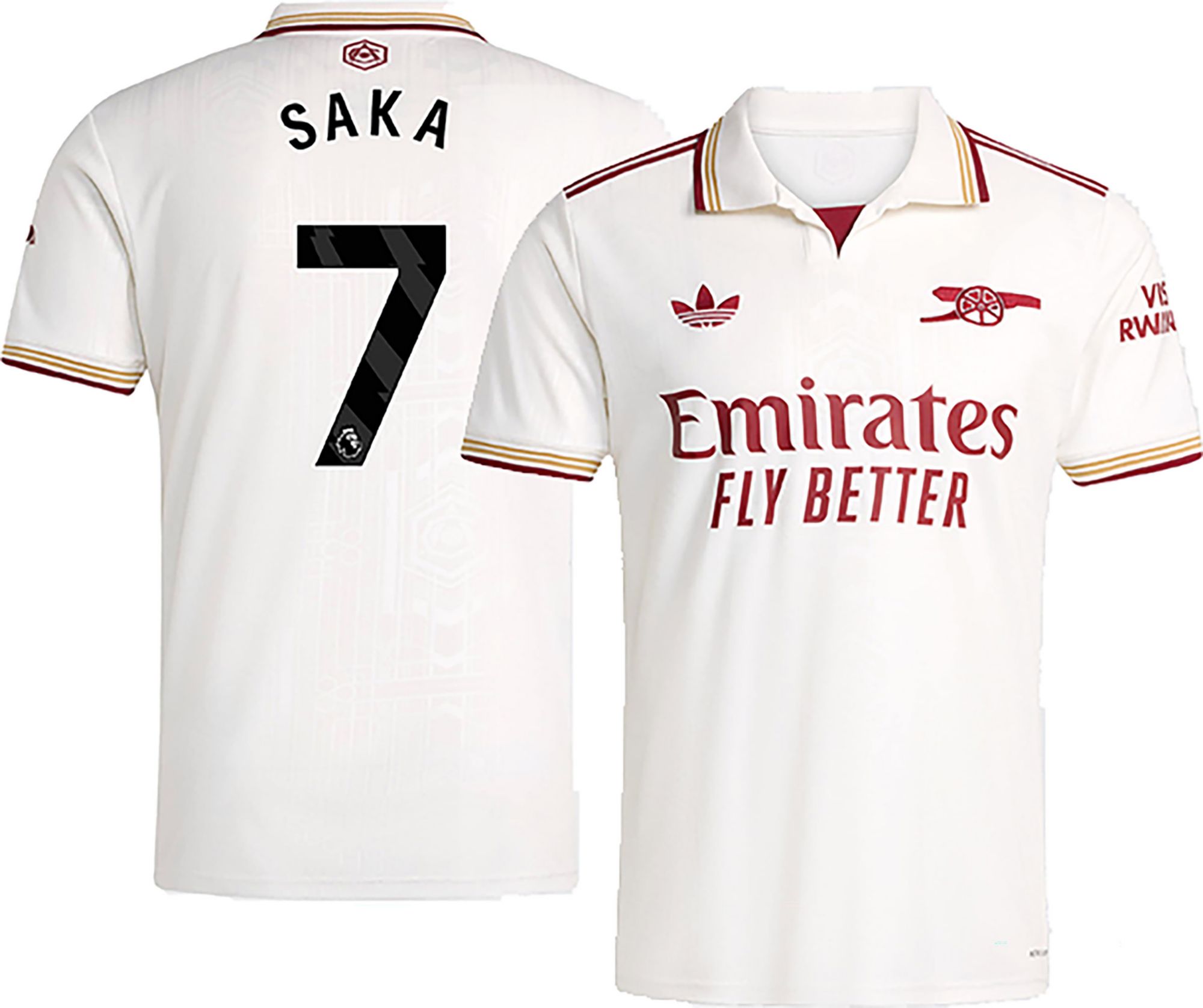 adidas Adult Arsenal Bukayo Saka #7 Third Replica Jersey product image