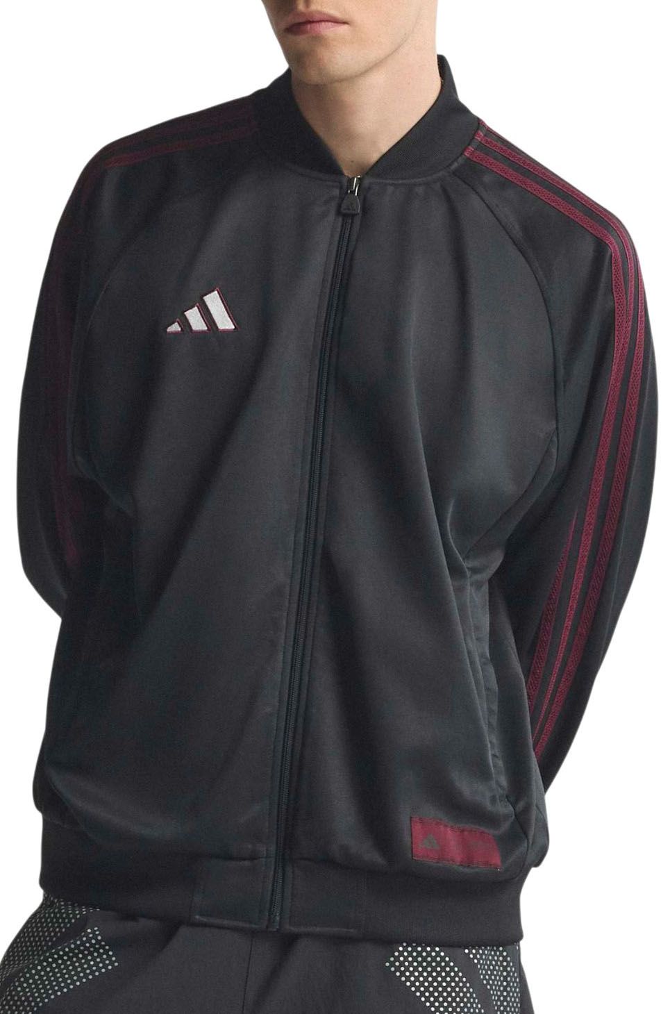 adidas Adult Mercedes Maroon Full-Zip Track Jacket product image