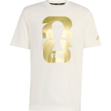 sorry, adidas Adult 2026 FIFA World Cup Official Emblem White T-Shirt is currently out of stock