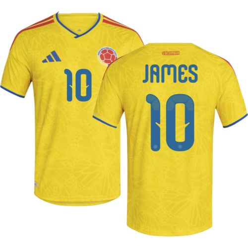adidas Adult Colombia James Rodriguez #10 2026 Home Replica Jersey