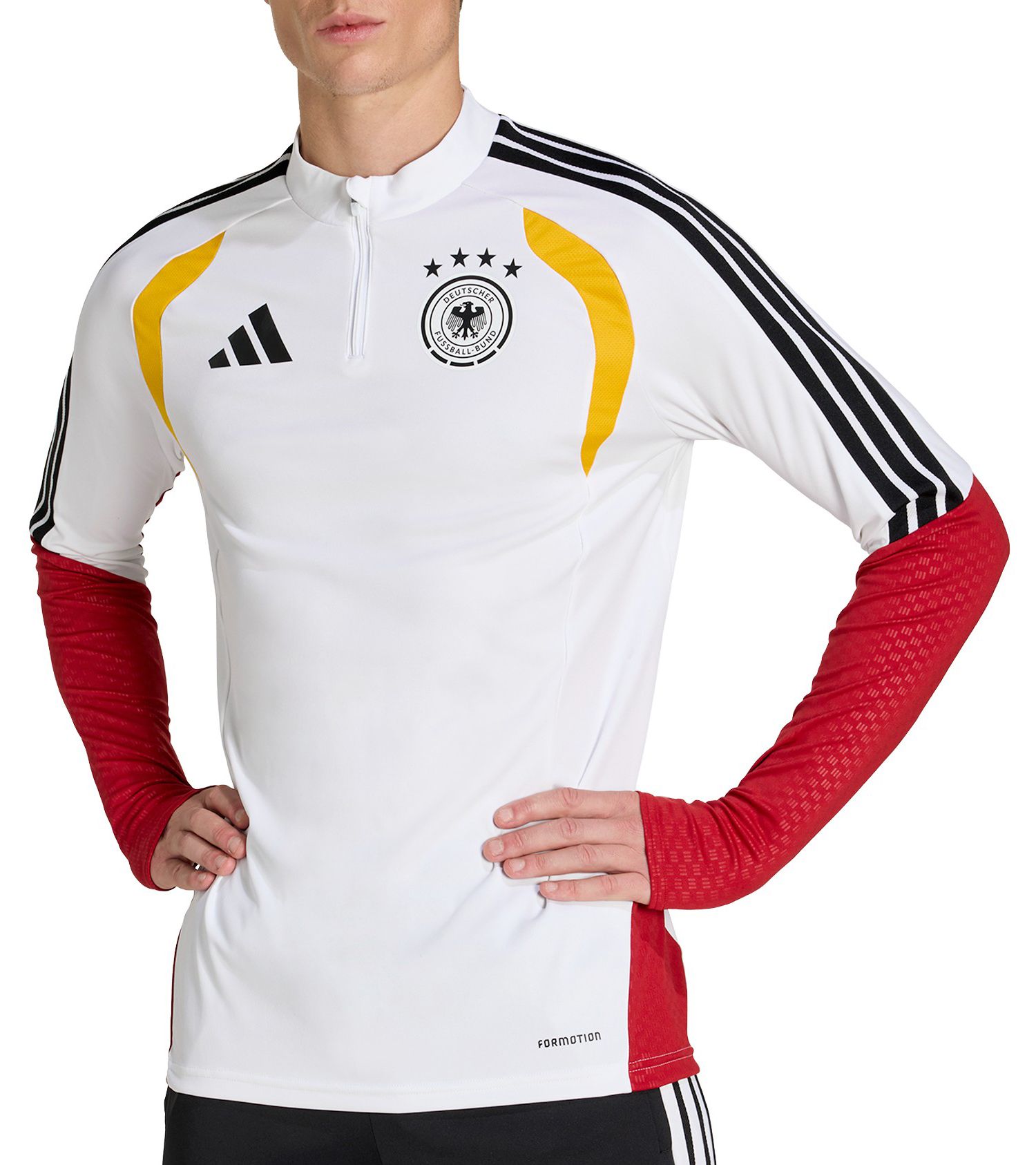 adidas Adult Germany 2026 White Home Quarter-Zip Training Jacket product image