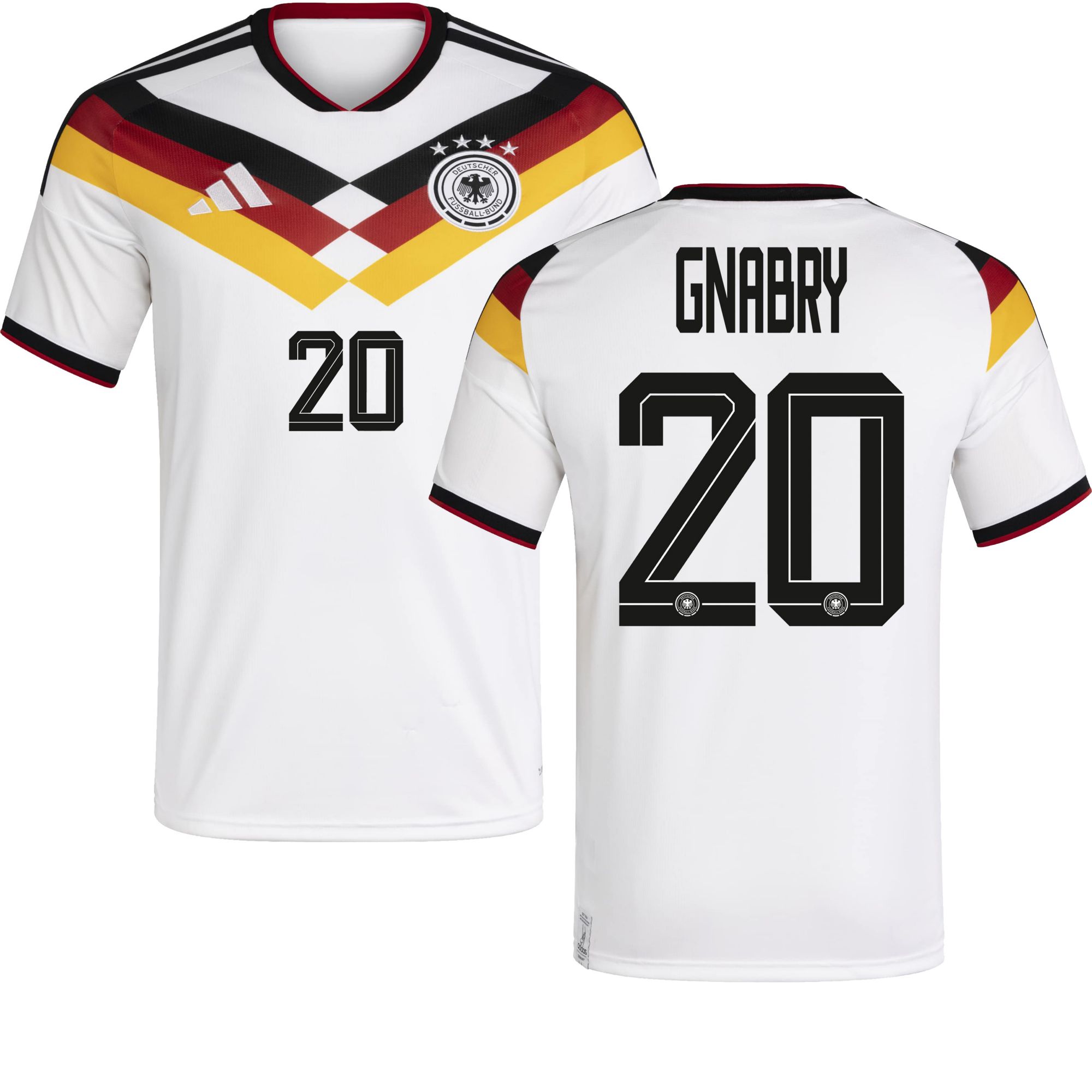 adidas Adult Germany Serge Gnabry #20 2026 Home Replica Jersey product image