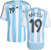 adidas Adult Argentina Lionel Messi #19 2006 Bring Back Vintage