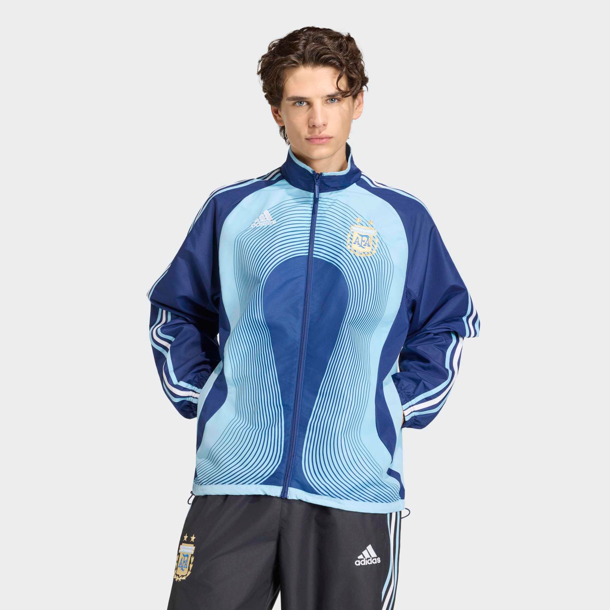 adidas Adult Argentina 2006 Bring Back Vintage Away Track Jacket product image