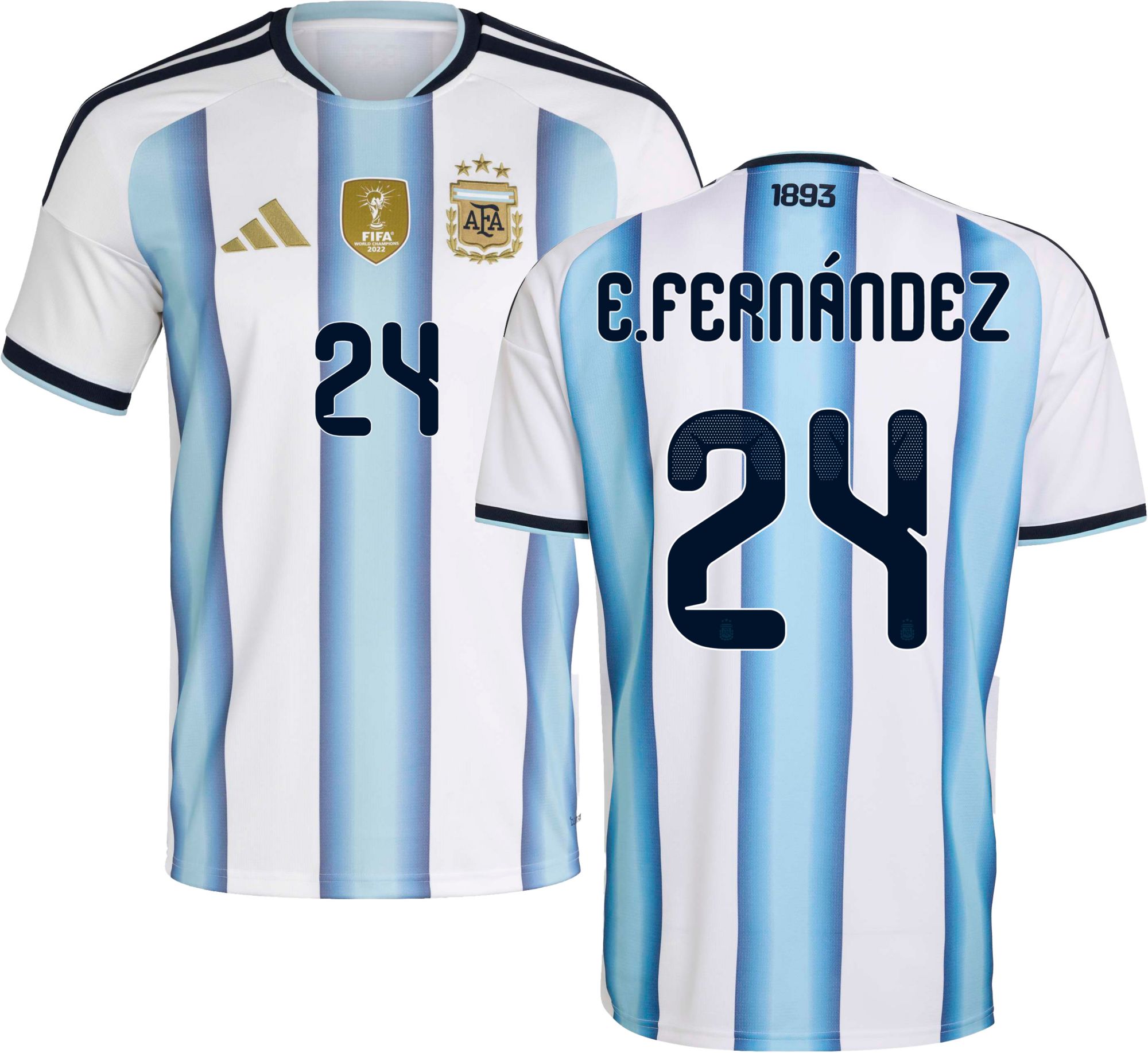 adidas Adult Argentina Enzo Fernandez #24 2026 Home Replica Jersey product image