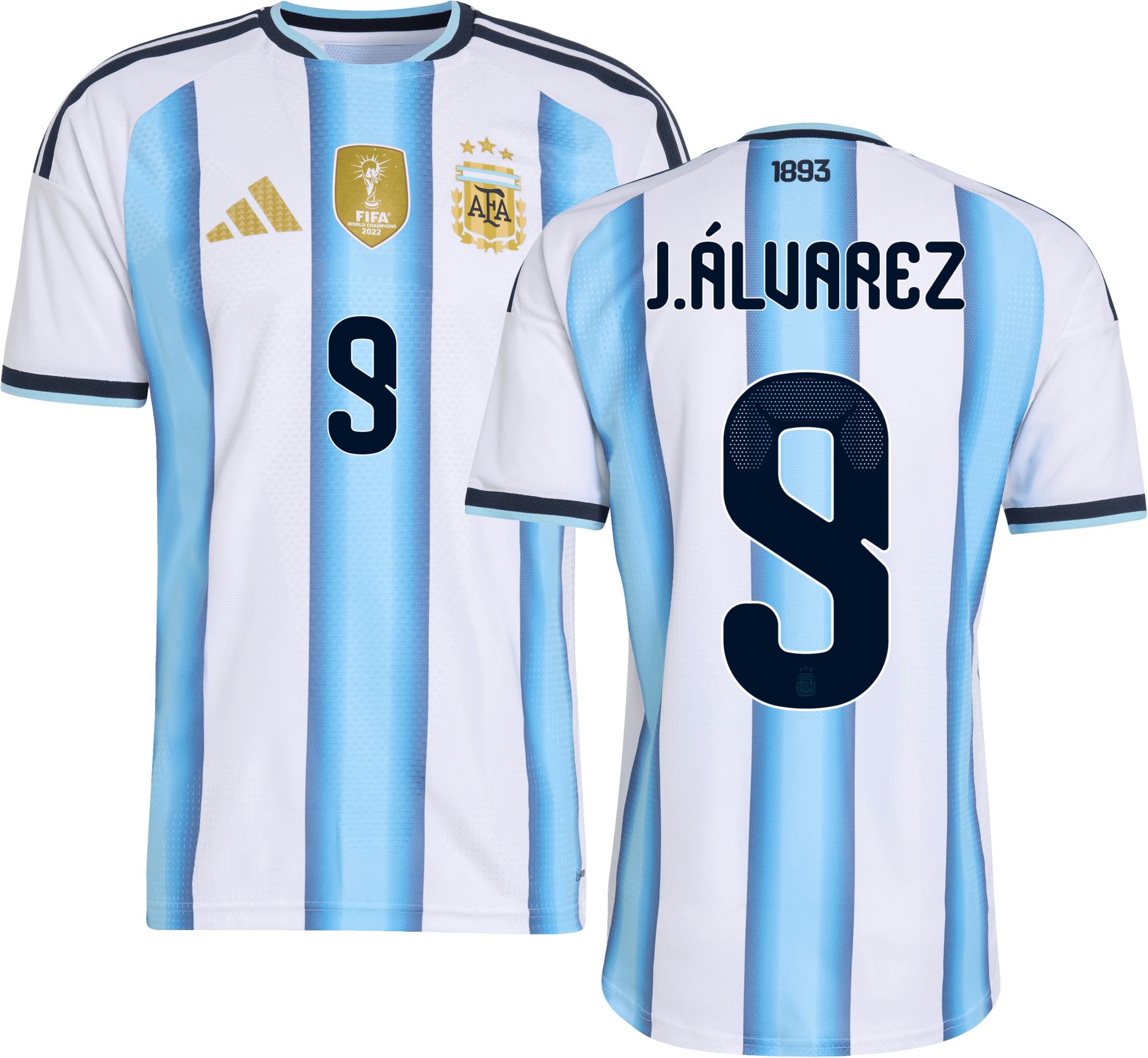 adidas Adult Argentina Julian Alvarez #9 2026 Home Authentic Jersey product image