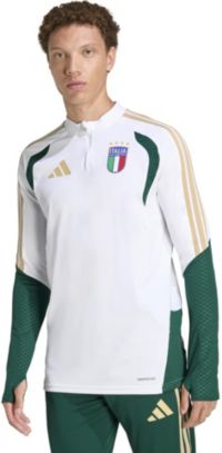 adidas Adult Italy 2026 Home Quarter-Zip Training Pullover