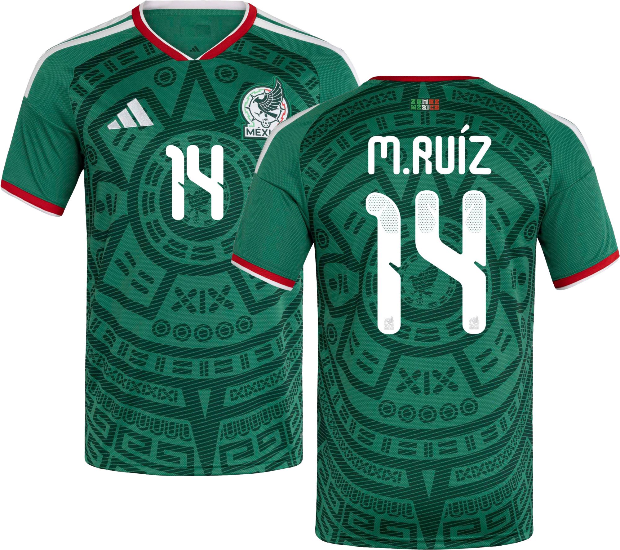 adidas Adult Mexico Marcel Ruiz #14 2026 Home Replica Jersey product image