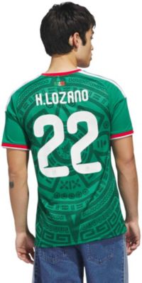 adidas Adult Mexico Hirving Lozano #22 2026 Home Replica Jersey