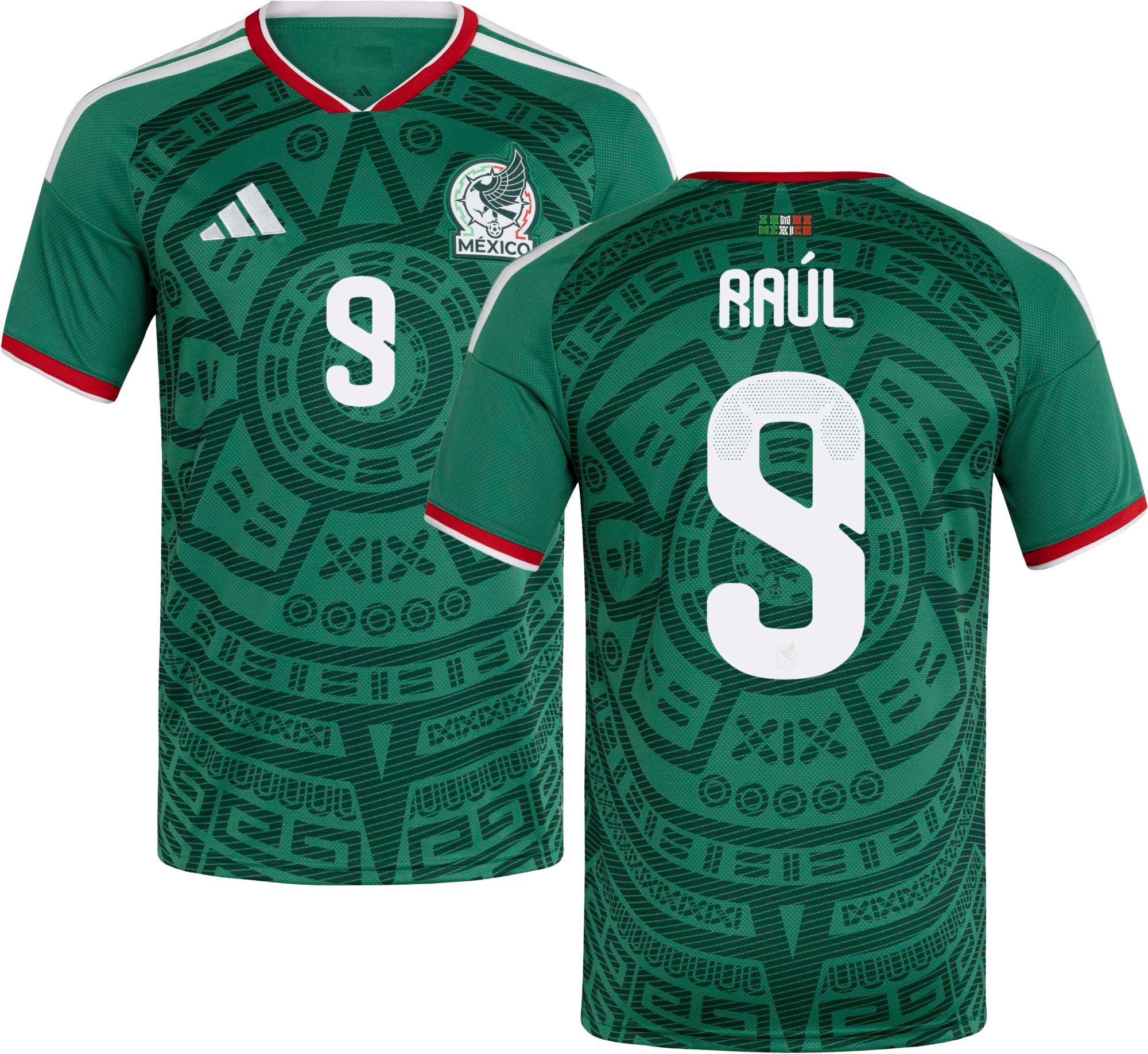 adidas Adult Mexico Raul Jimenez #9 2026 Home Replica Jersey
