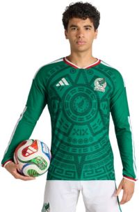 adidas Adult Mexico 2026 Home Long Sleeve Authentic Jersey