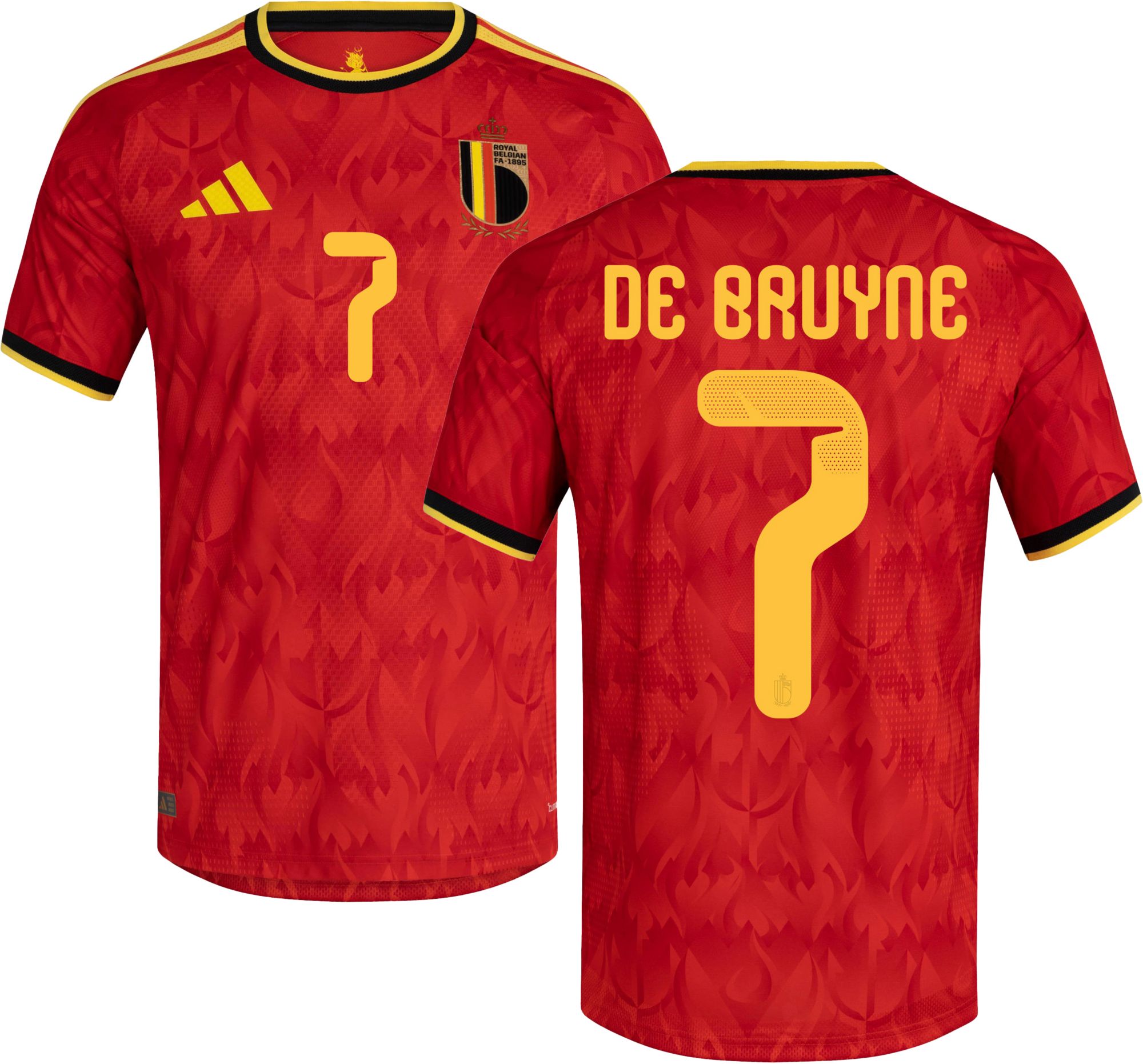 adidas Adult Belgium Kevin De Bruyne #7 2026 Home Authentic Jersey product image