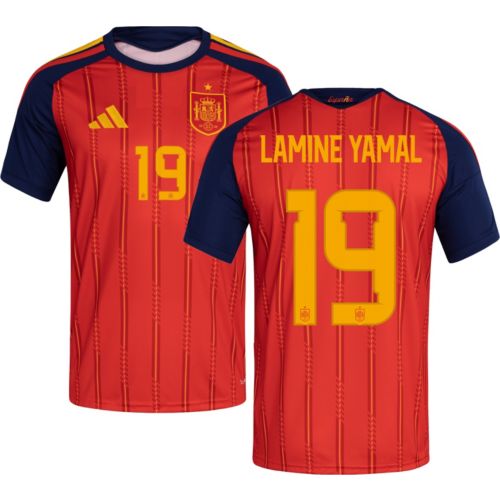 adidas Youth Spain Lamine Yamal #19 2026 Home Replica Jersey