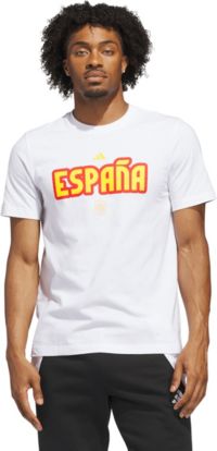 adidas Adult Spain 2026 Home Jersey Hook White T-Shirt | Dick's
