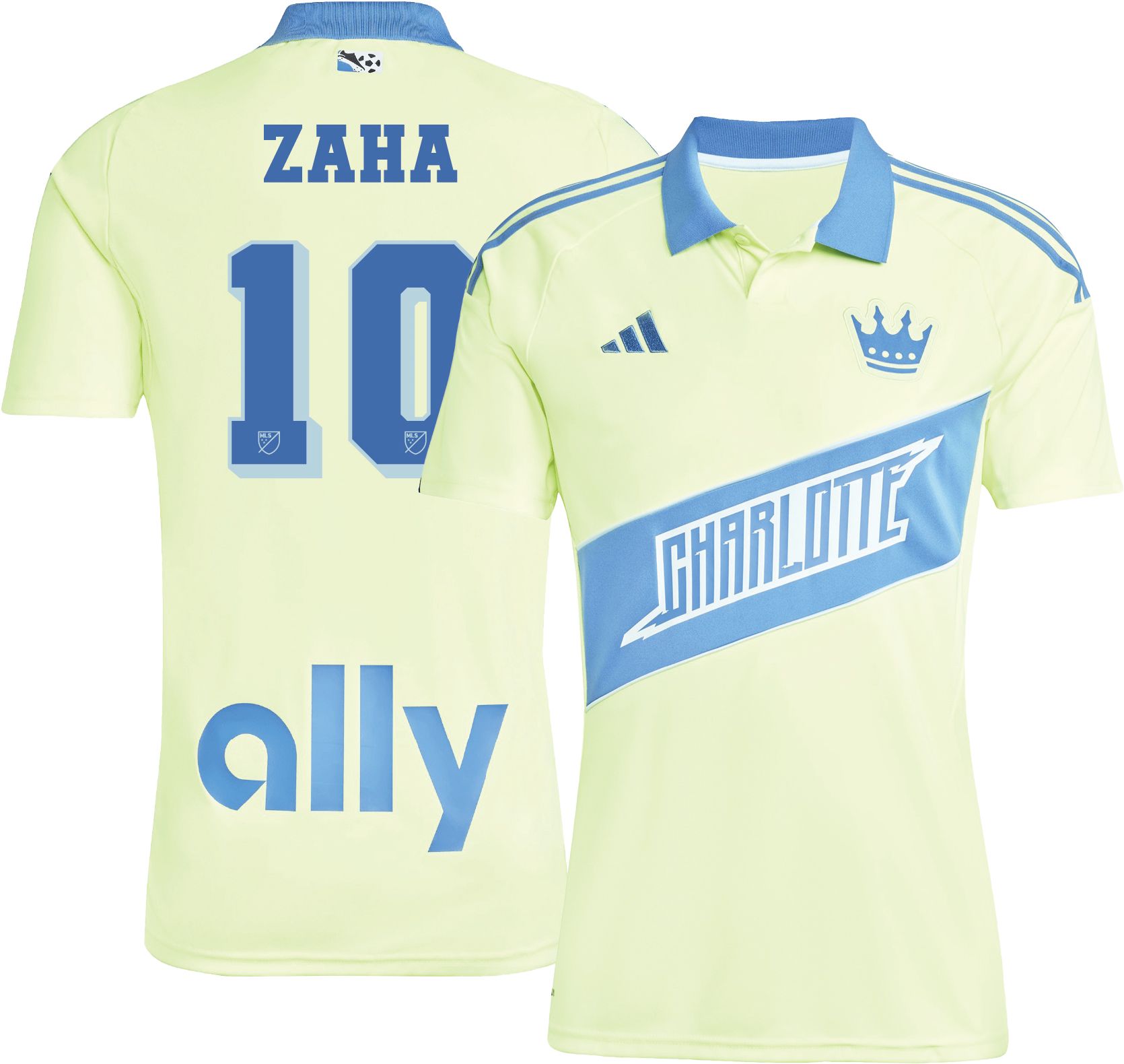 adidas Adult Charlotte FC Wilfried Zaha #10 2025 Third Replica Jersey product image