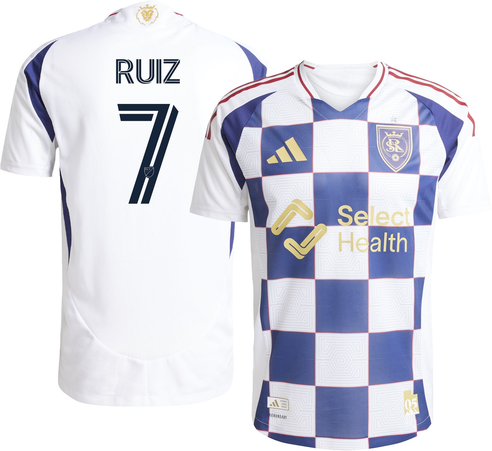 adidas Adult Real Salt Lake Pablo Ruiz #7 2025 Secondary Authentic Jersey product image