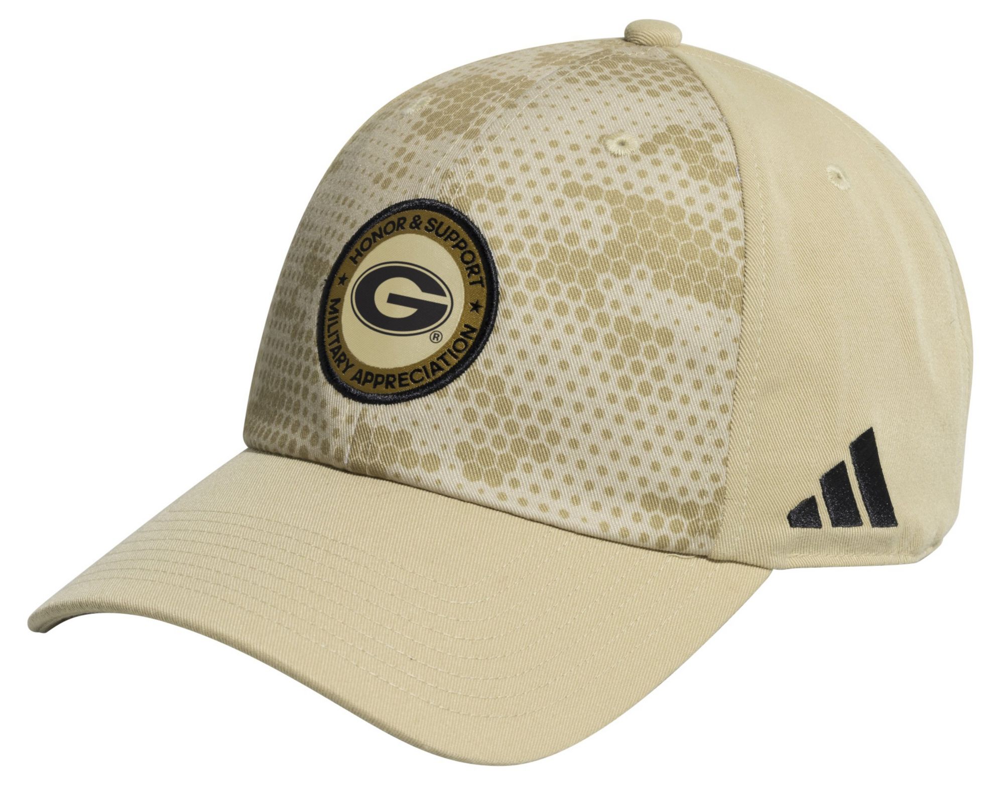 adidas Adult Grambing State Tigers 2025 Honor and Support Sand Slouch Adjustable Hat product image