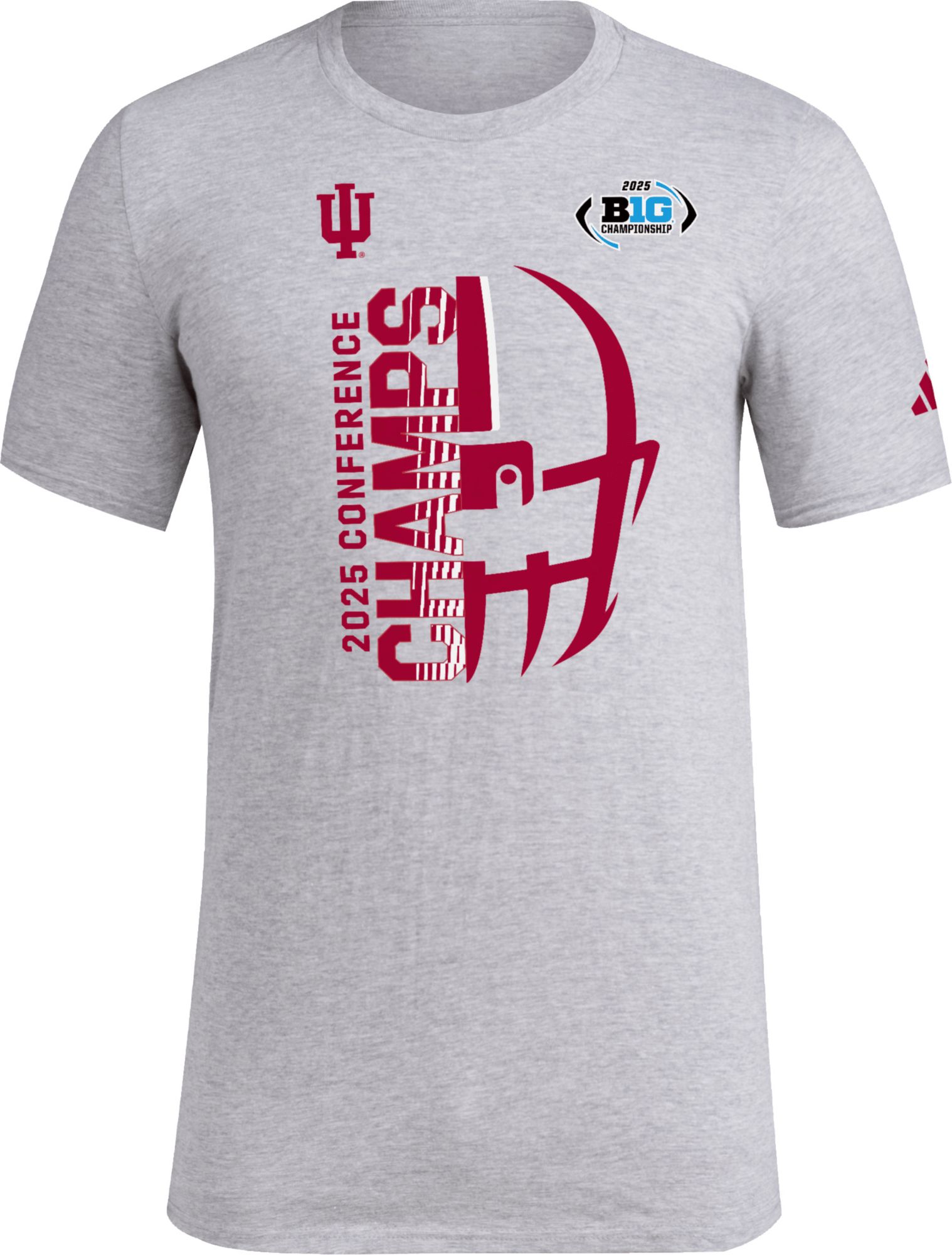 adidas Adult 2025 Big Ten Conference Champions Indiana Hoosiers T-Shirt product image