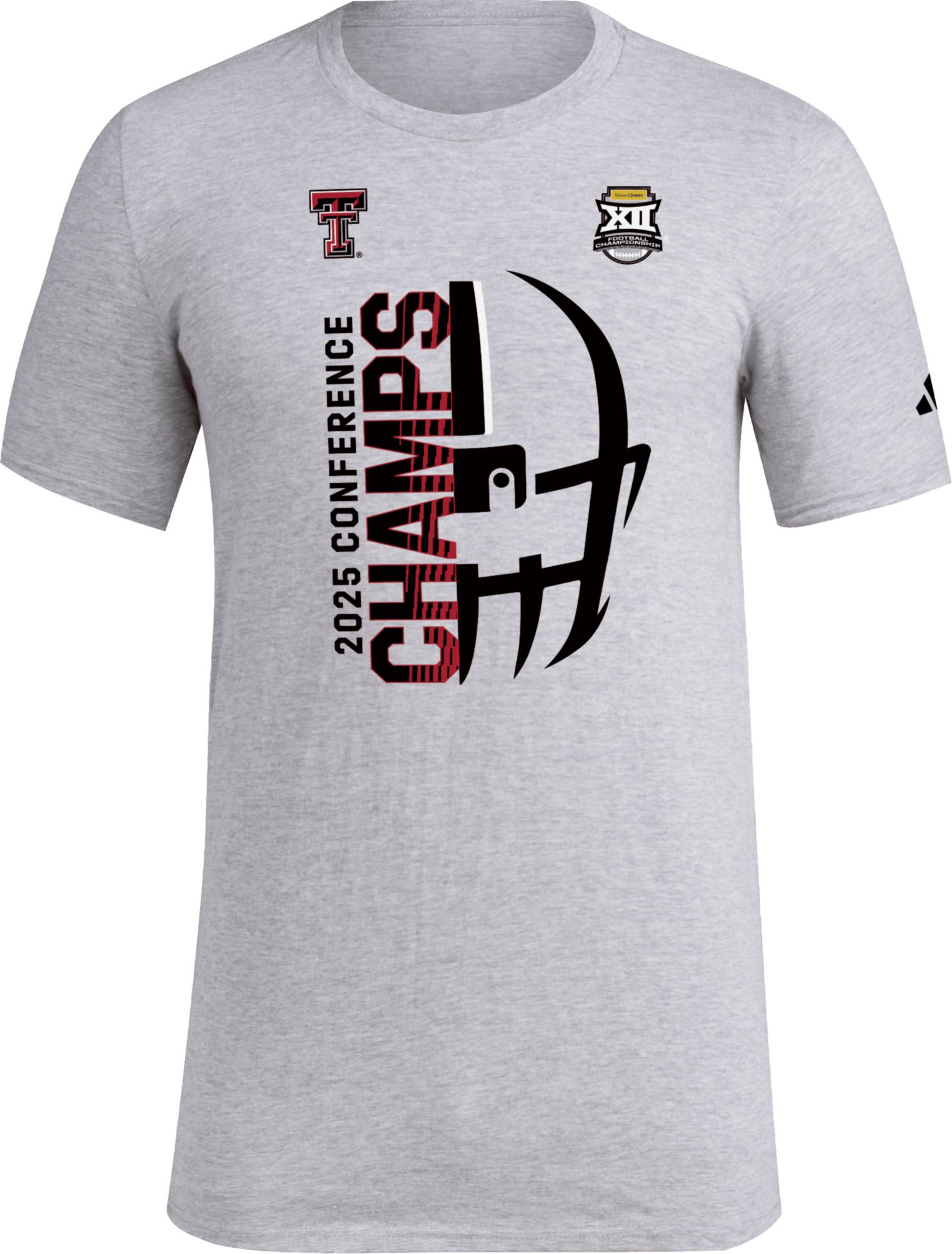 adidas Adult 2025 Big 12 Conference Champions Texas Tech Red Raiders T-Shirt product image