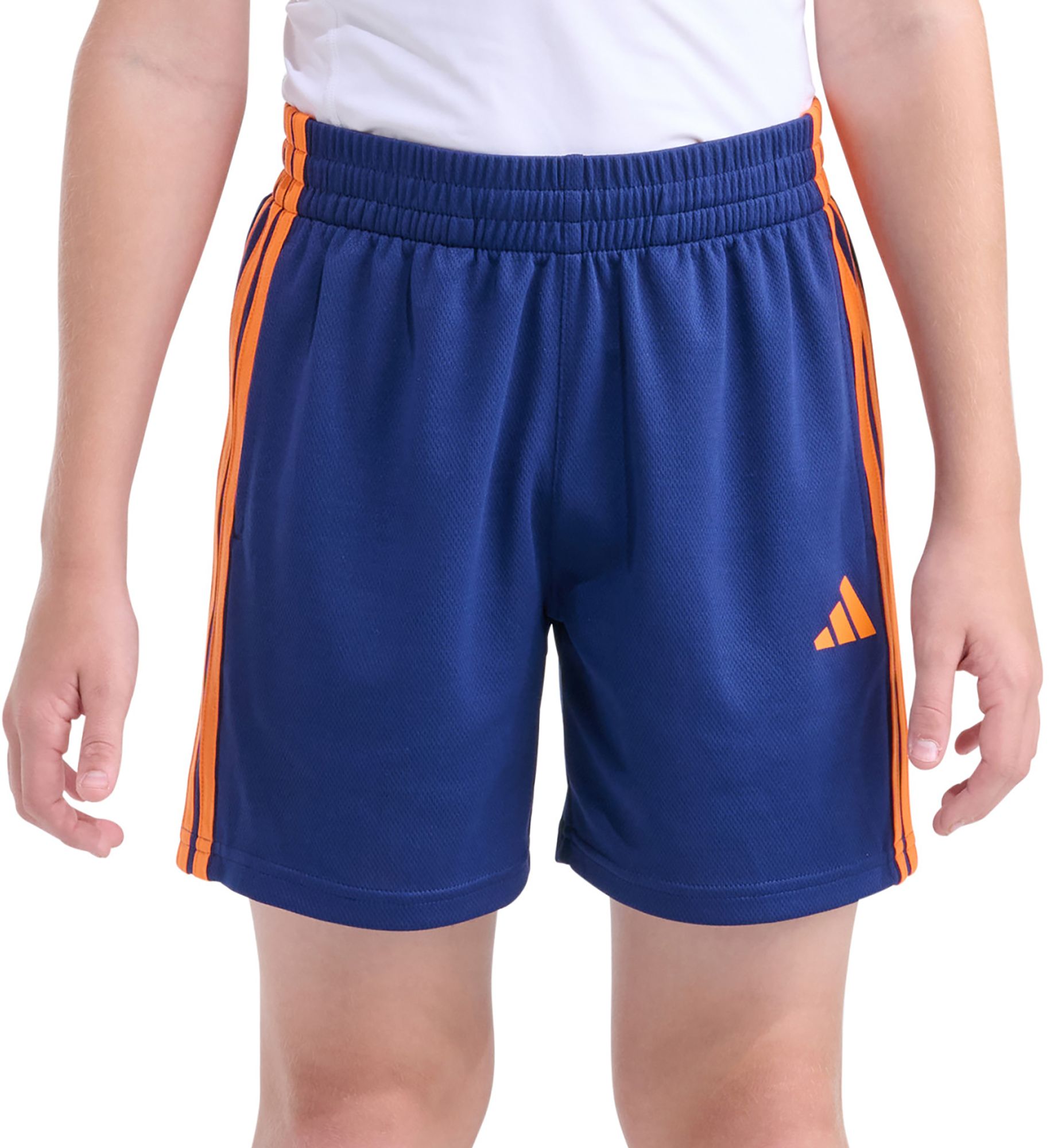 adidas Boys' 3-Stripe Mid-Thigh Length Short product image