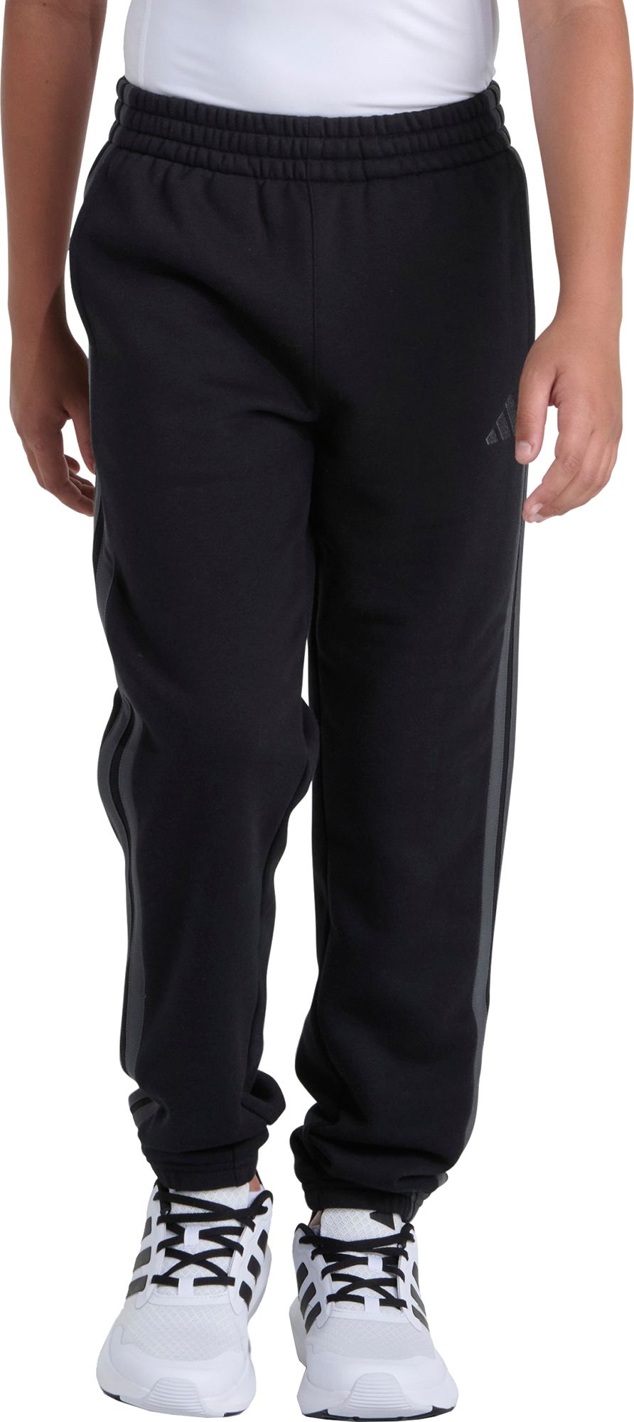 adidas Boys' Essential 3-Stripe Fleece Jogger product image