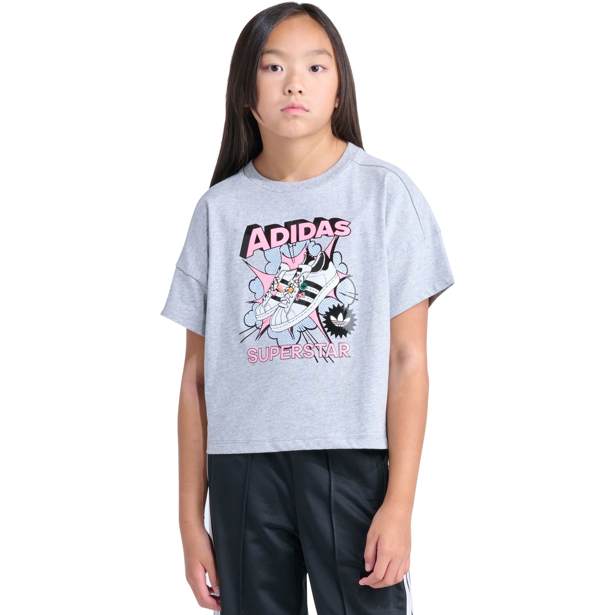 adidas Kids' Superstar Heather Graphic Tee product image