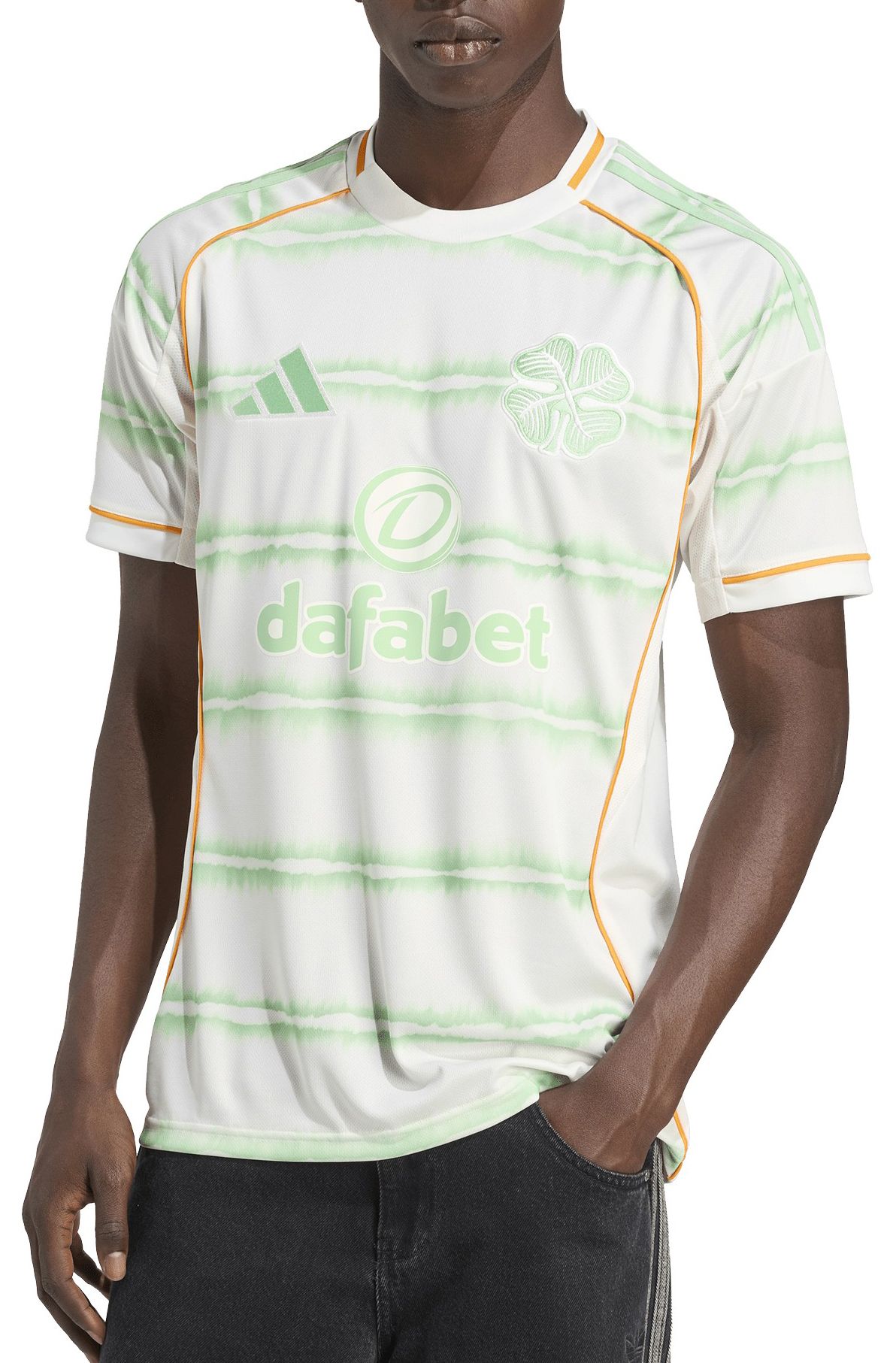 adidas Adult Celtic FC 2025-26 White Third Replica Jersey product image