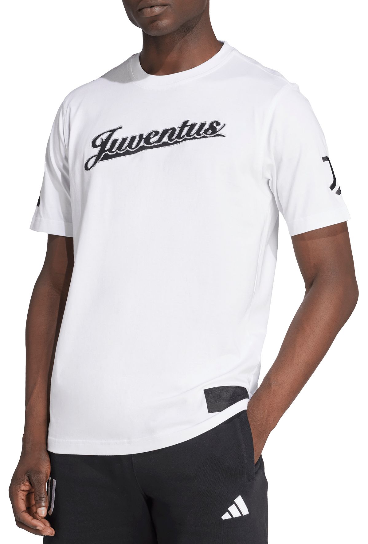 adidas Men's Juventus White Wordmark T-Shirt product image