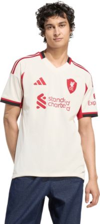 adidas Men's 2025 Liverpool White Away Replica Jersey | Dick's