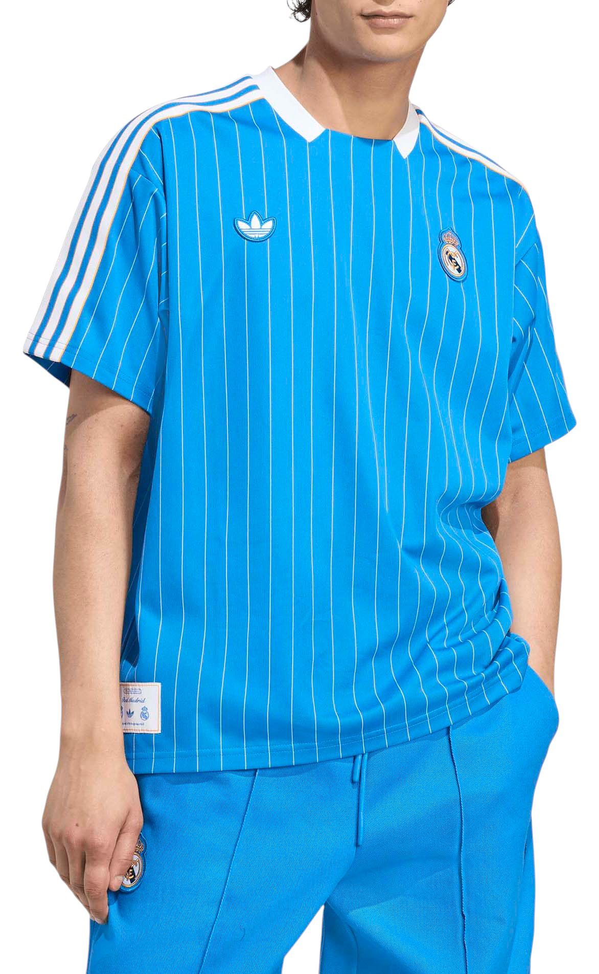 adidas Men's 2025 Real Madrid Blue Third Vintage Jersey product image