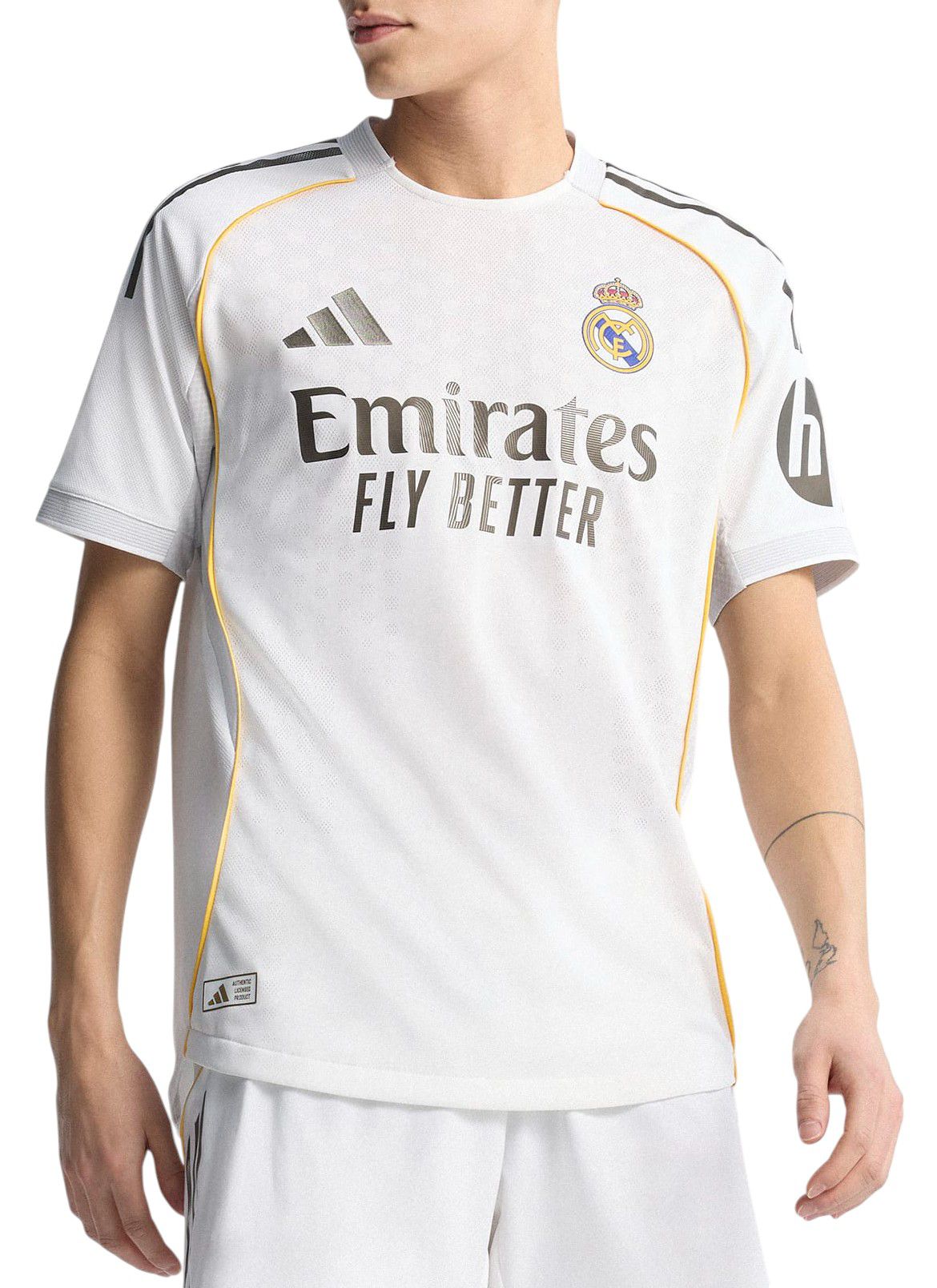 adidas Men's Real Madrid 2025 White Home Authentic Jersey product image